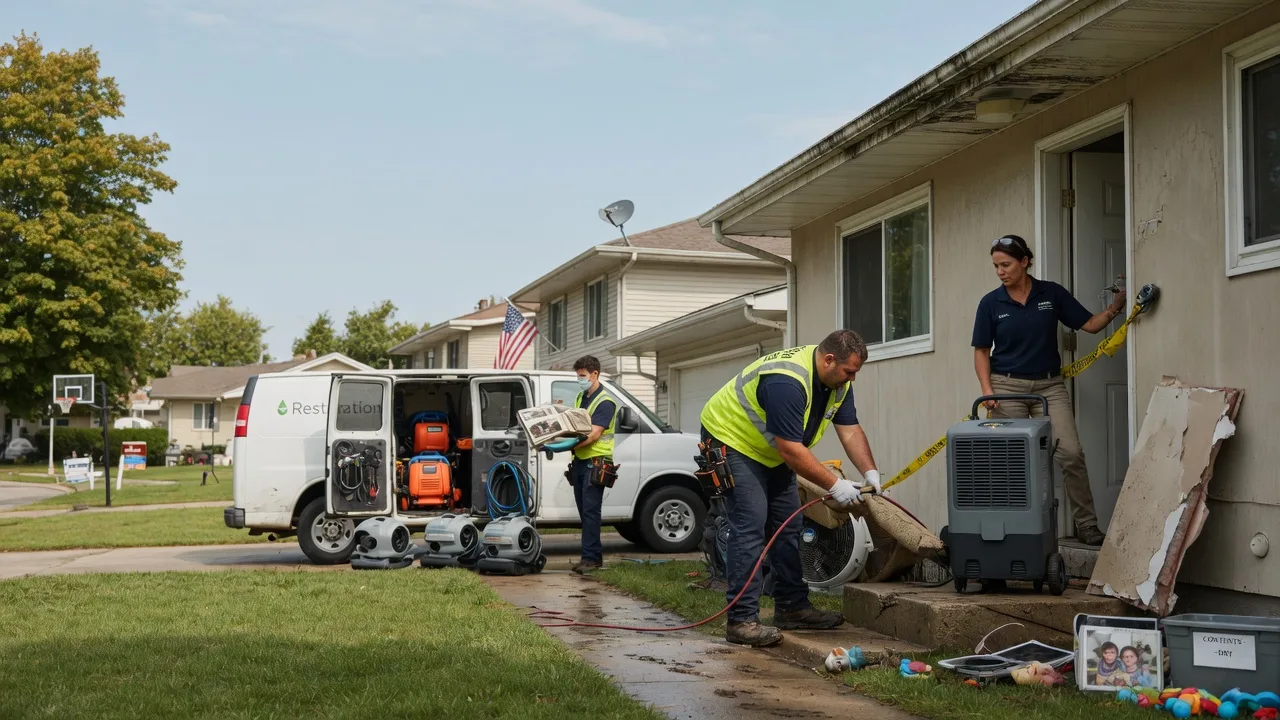 Water Damage Restoration in Clinton, IL near me